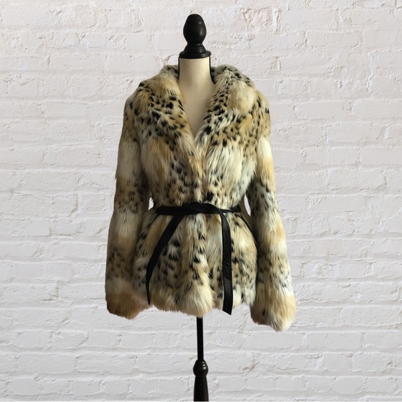 Rachel Zoe Jackets & Blazers - Rachel Zoe Leopard 🐆 Faux Fur Jacket Size 4